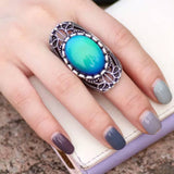 Boho-Tribal-Statement-Mood-Ring-aqua