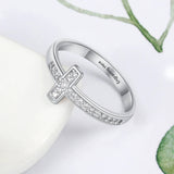 Sterling-Silver-CZ-Sideways-Cross-Ring-2