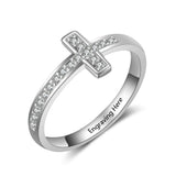 Sterling-Silver-CZ-Sideways-Cross-Ring