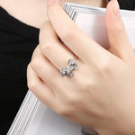 Bowknot-Round-Cut-Ring-in-Sterling-Silver-display