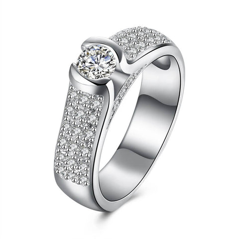 Elegant-CZ-Rhodium-Plated-Ring-in-Sterling-Silver